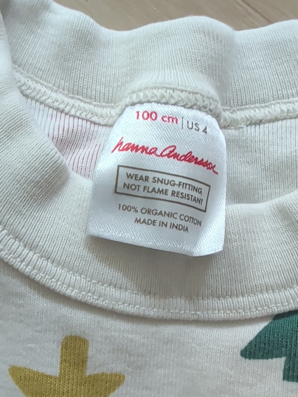 Lot Of Two Hanna Andersson Winter Pajamas long sleeve Size 4 Penguins Pine Trees - Picture 5 of 5